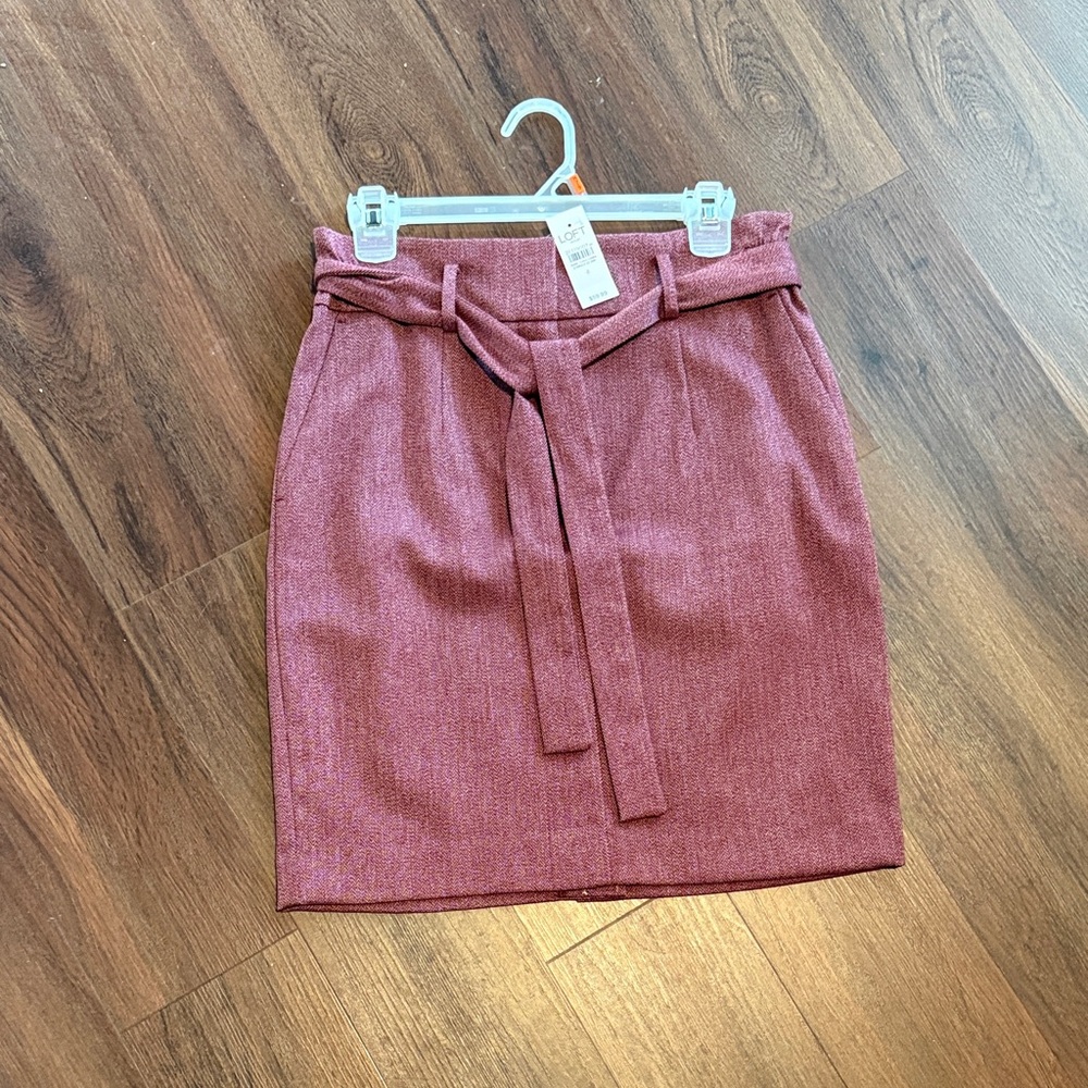 LOFT Women's Pink Pencil Skirt